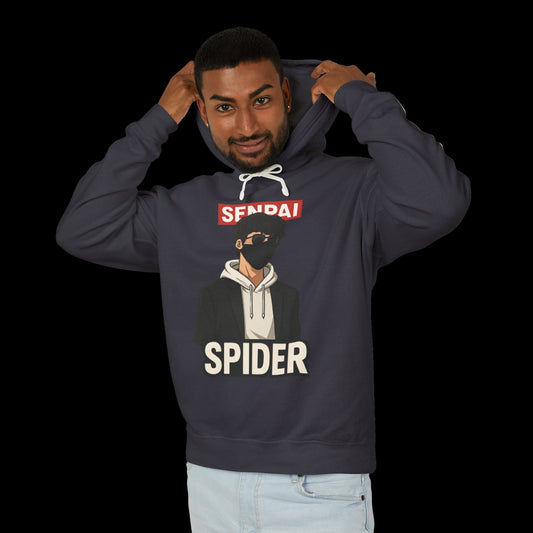 Senpai Spider Unisex Lightweight Hoodie